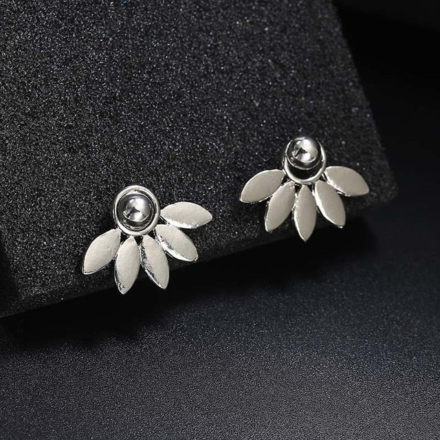 New Crystal Flower Drop Earrings for Women Fashion Jewelry Gold Silver Rhinestones Earrings Gift for Party and Best Friend