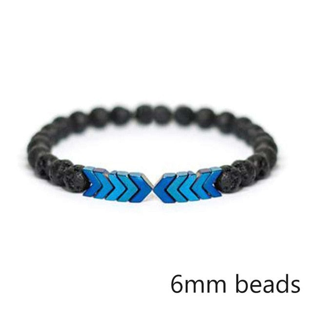 Lava Stone Men Bracelet Natural Moonstone Bead Tibetan Buddha Bracelet Chakra Diffuser Bracelets Men Jewelry Gifts Drop Shipping