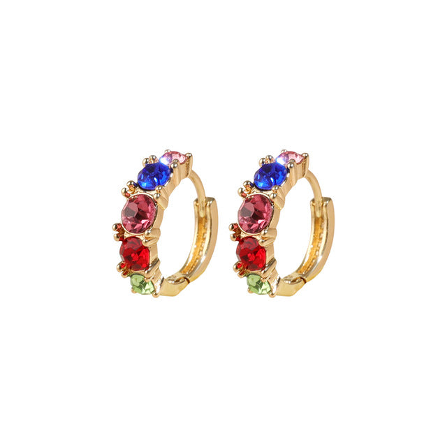2019 New Fashion Pearl Ear Cuff Bohemia Stackable C Shaped CZ Rhinestone Small Earcuffs Clip Earrings for Women Wedding Jewelry